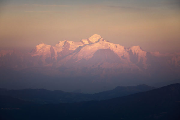 Mont Blanc en Lumière d'Or